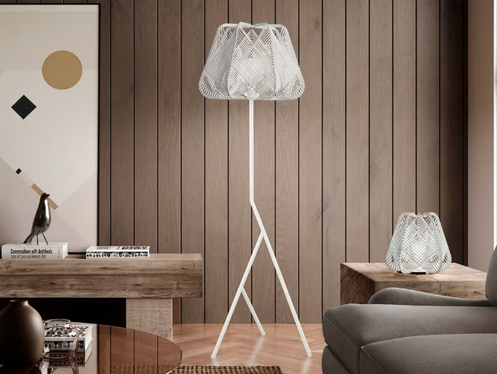 ONNA - LED rope floor lamp with tripod _ Olé Lighting